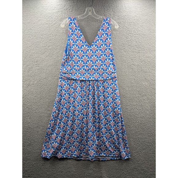 Boden Effie V-Neck Stretch Jersey Faux Wrap Dress Women's size 16 Style J0585 - Picture 10 of 14